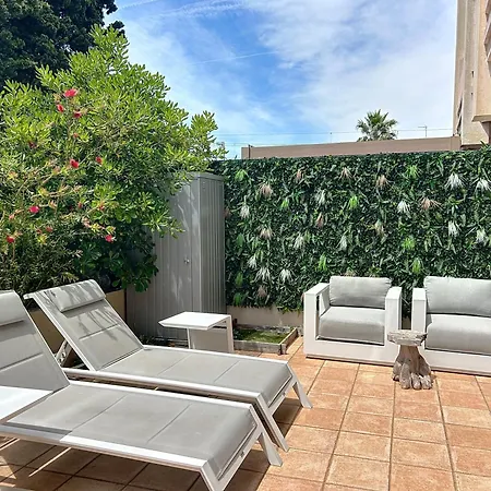La Palmeraie With Terrace Golfe Juan 公寓 瓦洛里