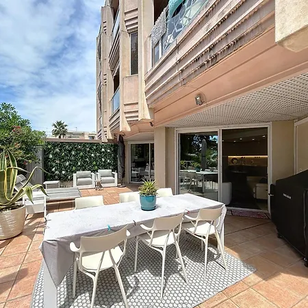 La Palmeraie With Terrace Golfe Juan