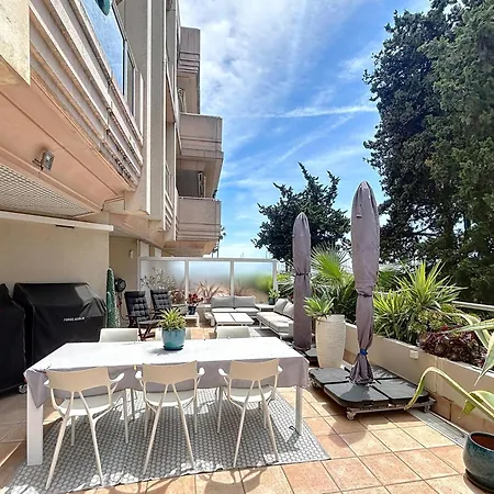 公寓 La Palmeraie With Terrace Golfe Juan 瓦洛里